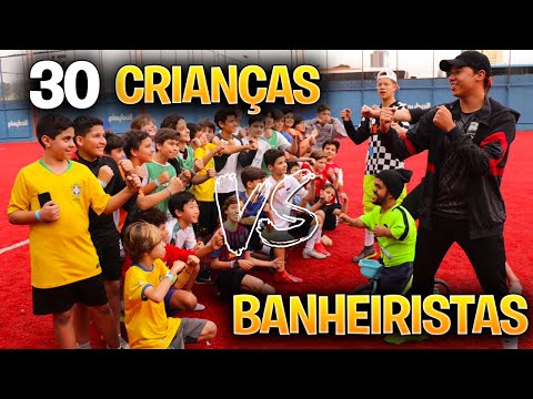 BANHEIRISTAS vs 30 CRIANÇAS *NÃO É FACIL!!! - JOGO REAL