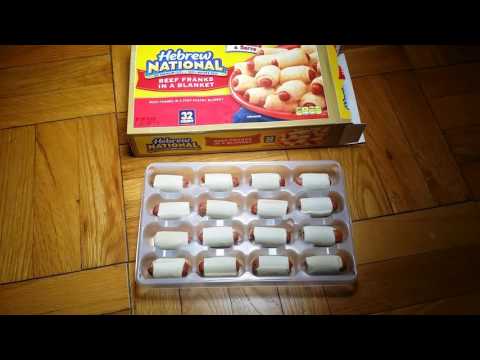 Hebrew National Beef in a Blanket Hot Dogs Appetizers...