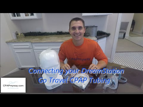 Connecting DreamStation Go Travel CPAP Tubing - How to connect any CPAP Mask