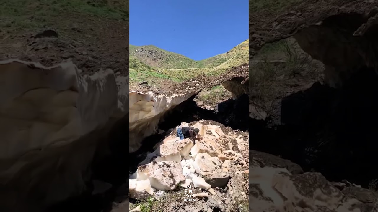 ڤیدیۆ | هاونیشتمانییەک لە کوێستانەکانی ئیدارەی سەربەخۆی سۆران کەویە بەفرێک دەشکێنێت و خۆیشی لەگەڵی دەکەوێت
