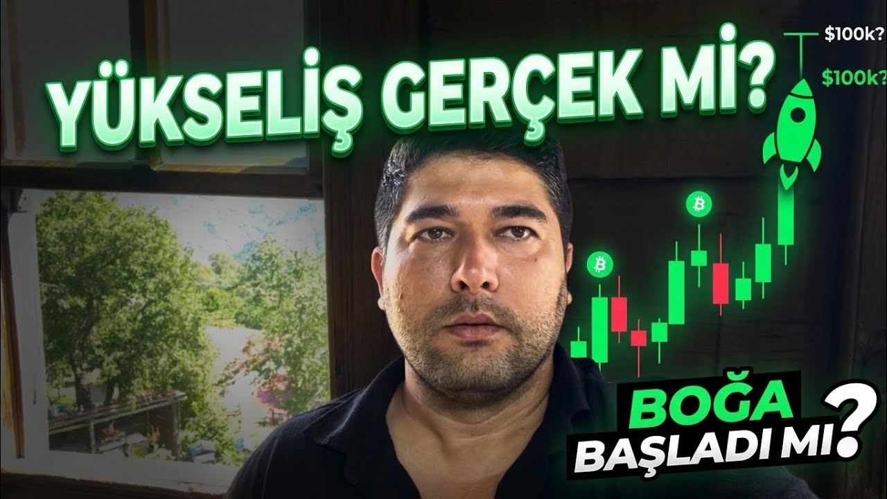 🔥YÜKSELİŞ GERÇEKMİ BOĞA #bitcoin 