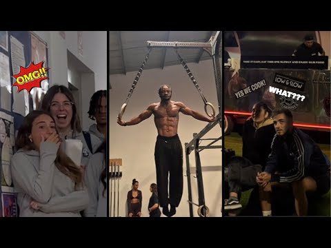 People reaction to crazy Calisthenics skills🥶🥶