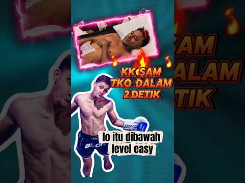 kksam di b4nt4i TKO cuma 2 detik😈😤🔥😱.               #boxingskill #fight #boxing #mma #bangghalyh