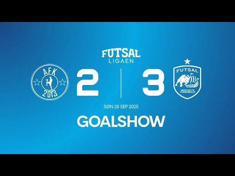 GOALSHOW : Aalborg Futsal Klub - Futsal Gentofte Fjordbold, 28/9-25
