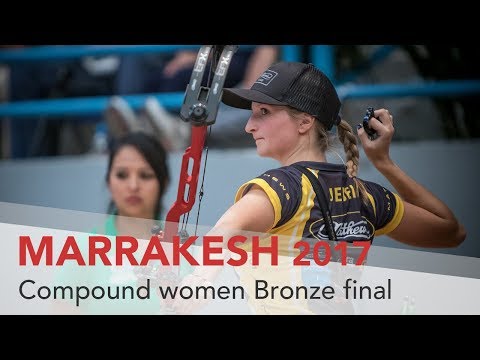 Cassidy Cox v Tanja Jensen [no sound] – compound women’s bronze final | Marrakesh 2017