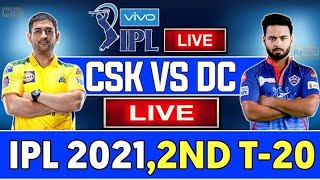 LIVE CSK vs DC Score | Live cricket match Chennai Vs Delhi