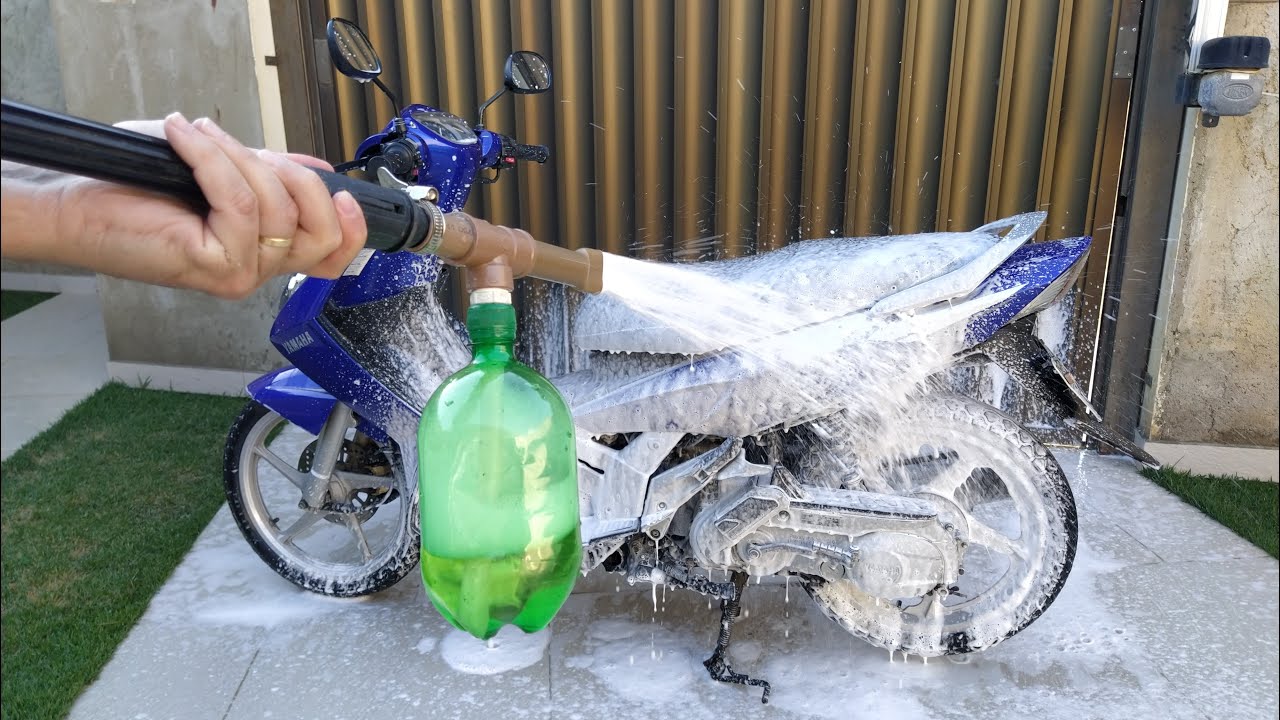 DIY CANHÃO DE ESPUMA CASEIRO / SNOW FOAM de BAIXO CUSTO !