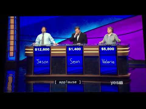 Double Jeopardy SEASON 36 Premiere Week, Jason Zuffranieri Day 8 - 2nd Daily Double (9/10/19)