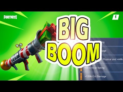 ba da big boom santas critical helper in fortnite save the world - santas little helper fortnite save the world