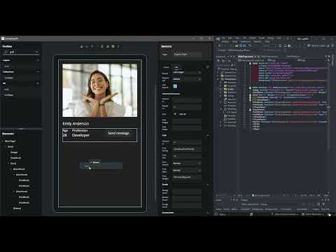 Building a Dating App Screen with Hot Design
