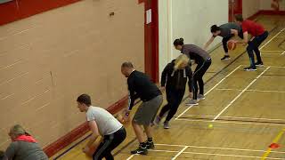 Dribbling 4 –  with tennis balls and dribbling backward