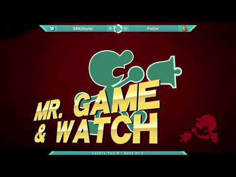 SOS 49 Losers Top 8 - SAK|Skylar (Mr. Game & Watch) vs Potter (Fox)