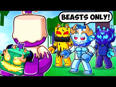 I Went UNDERCOVER to Join a BEAST ONLY CLAN in Blox Fruits...