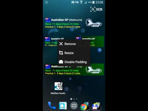 Motoracing Countdown Widget Video