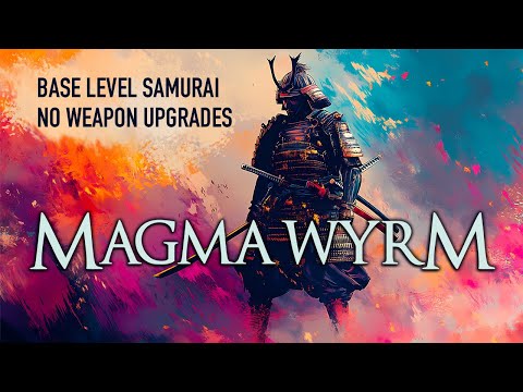 Elden Ring - Magma Wyrm Boss Fight, Volcano Manor, No Damage/Upgrades/Leveling