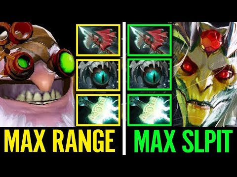 Sccc Sniper MAX RANGE vs MAX SPLIT Dota 2 Pro Carry Gameplay