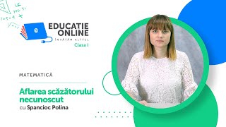  Aflarea scăzătorului necunoscut