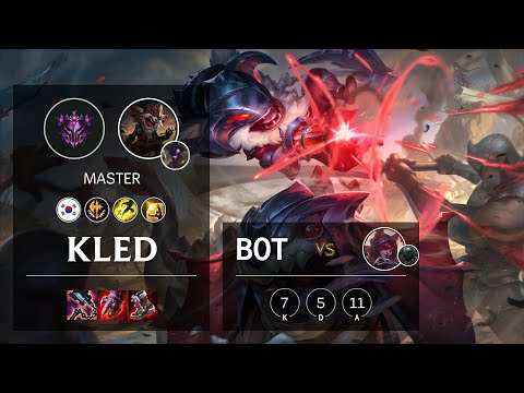 Kled Bot vs Xayah - KR Master Patch 11.16