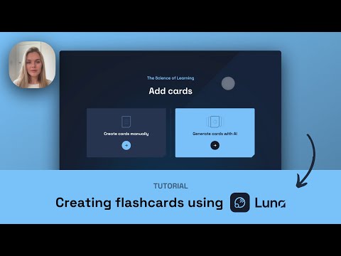 Luna Tutorials Creating Flashcards With Ai