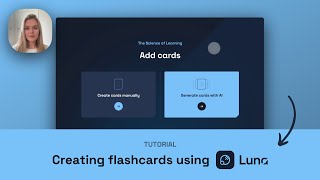 Luna tutorials - creating flashcards with AI