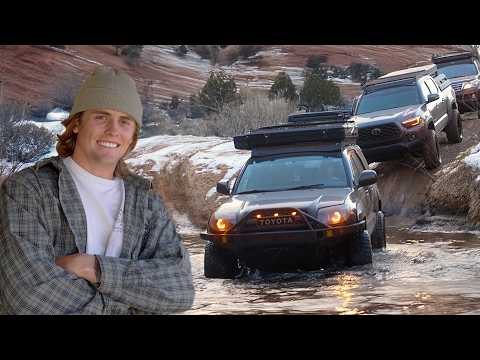 Extreme Offroad Truck Camping in Remote Canyons