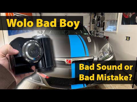 Saturn Sky Wolo BadBoy Horn Install