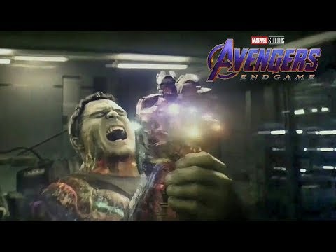Avengers Endgame: Hulk Snaps His Fingers HD Scene | Thanos Vs Avengers