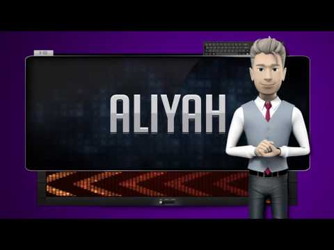 ALIYAH - How to say it Backwards