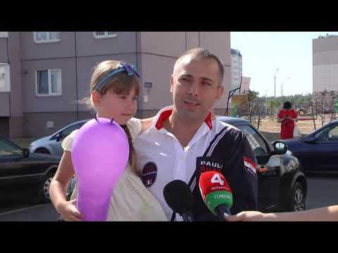 Памятный знак в честь строительства новой школы установили в микрорайоне Хутор видео