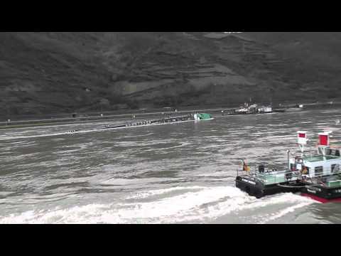 Schiffsunfall an der Loreley, 21.01.2011, 10:00h, Teil 4