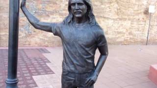 Roadside Attraction!!! &quot;Standing on the corner&quot; in Winslow,AZ!!!Route 66!!