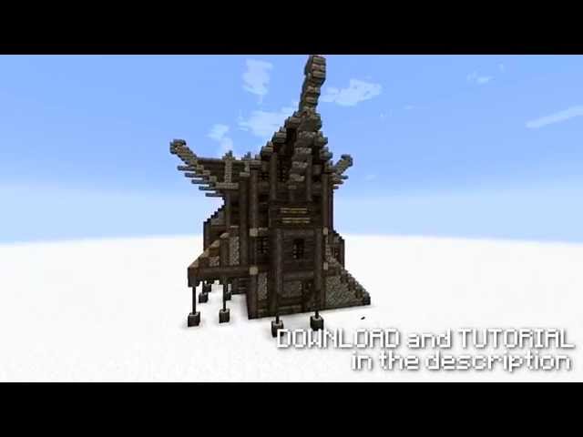 Large Viking/Nordic House Minecraft Map