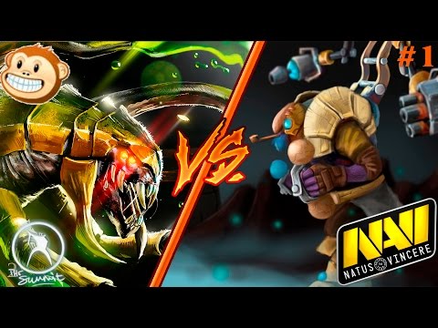 Highlights (monkey) Business vs Na'Vi #1 (bo3) | The Summit 4 (07.10.2015)