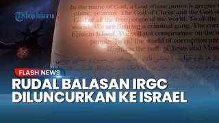 IRAN NGAMUK! Rudal Balasan Diluncurkan ke Israel, Trump Langsung Peringatkan Netanyahu