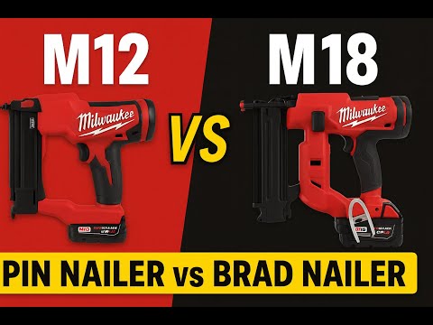 Brad Nailer vs  Pin Nailer  Which One Is Best