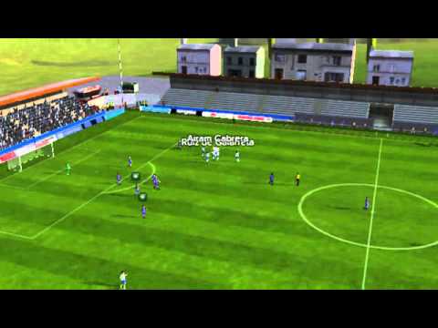 Llagostera - Zaragoza - Gol de Airam Cabrera 87 minutos