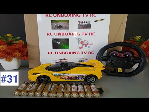 Unboxing Radio Control Speed Car | Rc Police Car Rc Speed Car | ASMR 🥰 Part  31@RCUNBOXINGTVRC