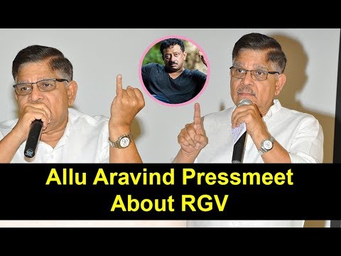 Allu Aravind Pressmeet Video About RGV