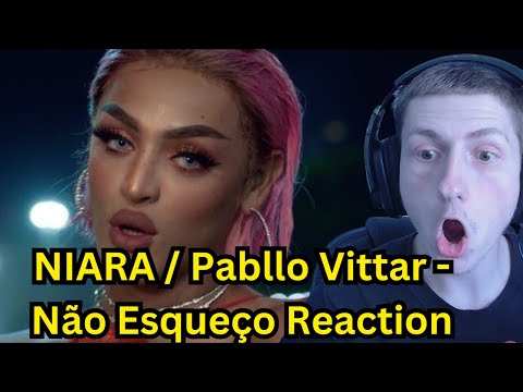 Gringo Reacts To NIARA / Pabllo Vittar - Não Esqueço (Videoclipe Oficial)