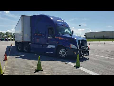 How to blind side parallel a Semi for cdl test