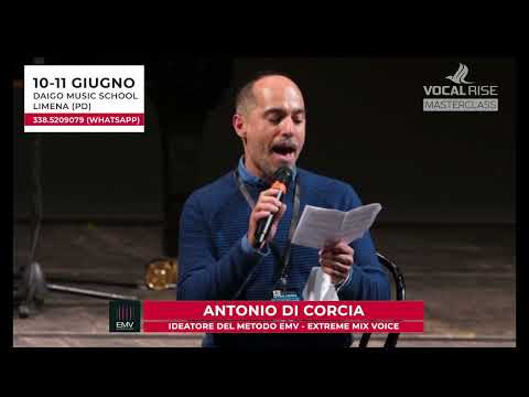 MIX ESTREMO, MIX STANDARD e NO MIX | Metodo EMV con Antonio Di Corcia (Vocalrise Masterclass)