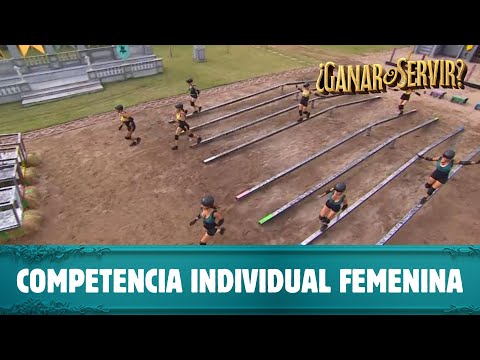 Competencia individual femenina ¿Quién es la ganadora y la amenazada? | ¿Ganar o Servir? | Canal 13