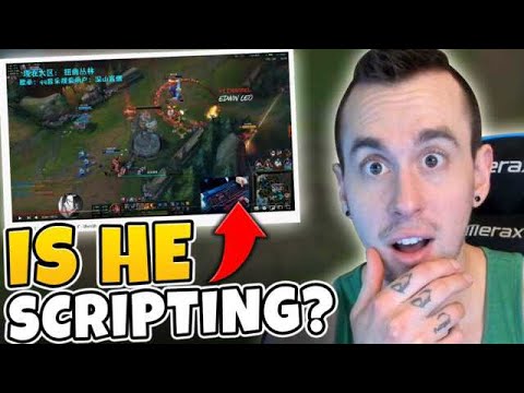 IS THE CHINESE LEE SIN LEGEND A SCRIPTER?! HE GETS CALLED OUT!! (REACTION) - League of Legends
