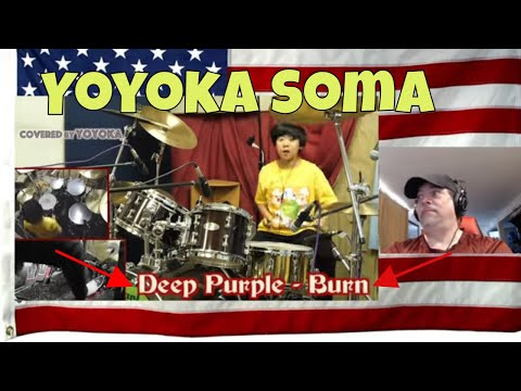 Burn - Deep Purple / Covered by Yoyoka Soma - REACTION - she is something else!