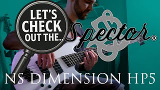 LET'S CHECK OUT THE SPECTOR NS DIMENSION HP 5 WHITE SPARKLE GLOSS!