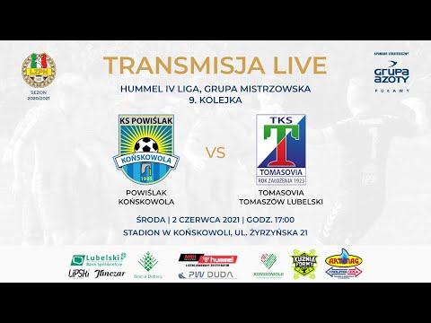 Powiślak Końskowola - Tomasovia Tomaszów Lubelski 2:4 (zapis live) | Sezon 2020/2021