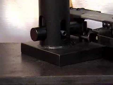 Pressing front trunnion rivets  Build your own AK AK47