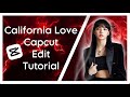 California Love Tiktok Edit Trend Tutorial | Capcut