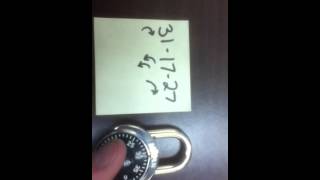 Combination lock