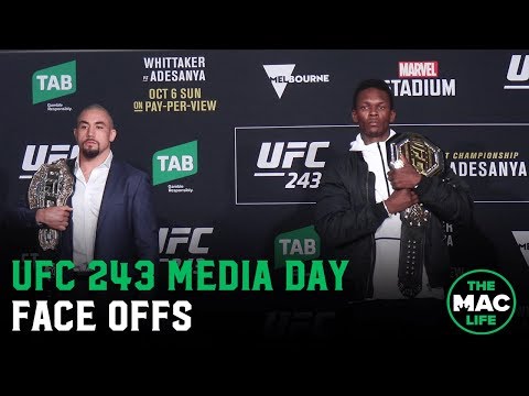 UFC 243 Media Day: Face Offs